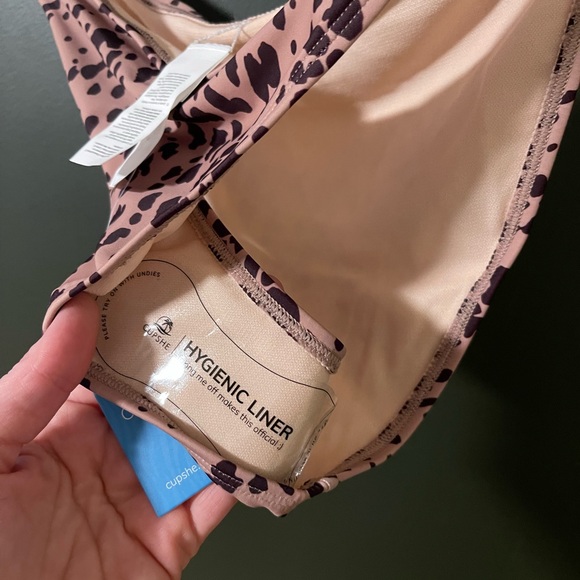 FINAL PRICE NWT cupshe animal print macrame bikini bottoms XL - Picture 2 of 4
